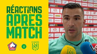 LOSC  FC Nantes  la réaction des joueurs [upl. by Retrak]