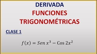 DERIVADA FUNCIÓN SENO Y COSENO  CLASE 1 [upl. by Bloxberg323]