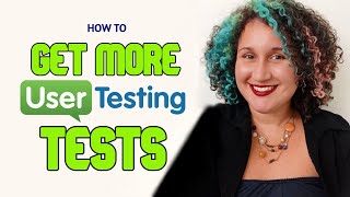 6 EASY ways to get more PAID tests on UserTesting [upl. by Massie478]