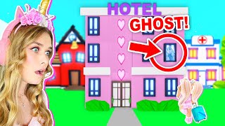 NEW HOTEL In Adopt Me Is HAUNTED Roblox [upl. by Eima]