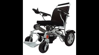 Eagle Power Folding Wheelchair Review [upl. by Beker]