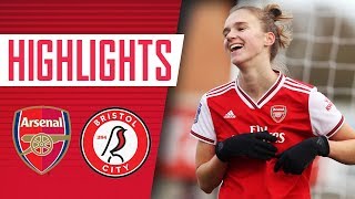 Miedema scores 6 and assists 4  Arsenal Women 111 Bristol City  Highlights [upl. by Adin]