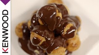 Profiteroles Recipe  Demonstrated with Kenwood Chef [upl. by Ahens]