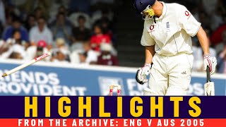 The Start of the Greatest Ashes Series Ever  Classic Match  England v Australia 2005  Lords [upl. by Coffeng]