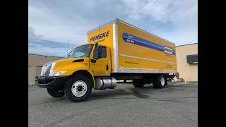 Penske  2020 International MV  26’ Boxtruck Review [upl. by Najtsirk43]