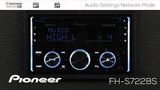 How To  Audio Settings Network Mode  Pioneer Audio Receivers 2020 [upl. by Mikel]