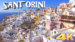 SANTORINI  GREECE 4K [upl. by Tenaej]