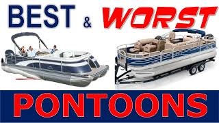 Best and Worst Pontoons After Inspecting 50 Pontoon Boats at the Greenville Boat Show [upl. by Yanrahc]