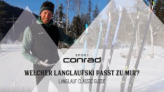 Langlauf Classic Guide  Welcher Langlaufski  Ratgeber Langlauf Classic [upl. by Rubbico]