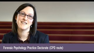 Forensic Psychology Doctorate CPD [upl. by Cristiano161]