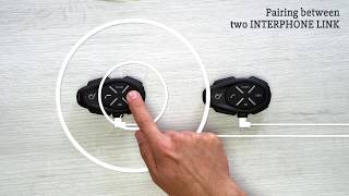 2 Interphone Link how to pair two intercom [upl. by Mchugh]