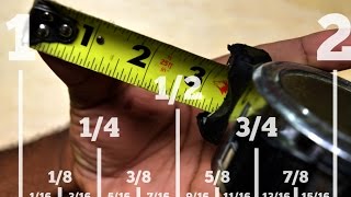 How to Read a Standard Tape Measure  The way I learned [upl. by Dabney]