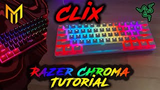 CLIX Themed Razer Chroma Proflile  Keyboard Lighting [upl. by Leach]