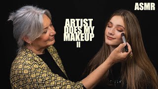 ASMR  MAKEUP ARTIST does my PARTY MAKEUP Makeup tutorial [upl. by Tebzil]