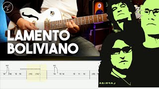 Lamento Boliviano  Enanitos Verdes COMPLETA Tab Guitarra  SOLO Guitarra [upl. by Ayeki]