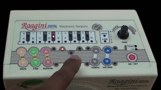 Demo of Raagini Digital Electronic Tanpura by Sound Labs [upl. by Yerffoj389]