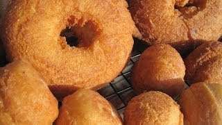 OLD FASHIONED CAKE DOUGHNUTS  How to make CAKE DONUTS Recipe [upl. by Atoiganap873]