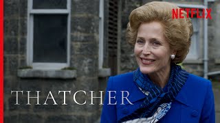 Best of Gillian Anderson as Margaret Thatcher  The Crown [upl. by Suinotna]