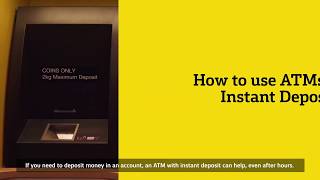 Ways to deposit money at our ATMs [upl. by Jaquith640]