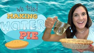 This Homemade Water Pie Can Be Made for Under 3 Dollars  We Tried It [upl. by Moises959]