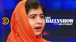 The Daily Show  Malala Yousafzai Extended Interview [upl. by Norse]