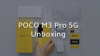 POCO M3 Pro 5G Official Unboxing Video [upl. by Kopple604]