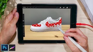 Create EPIC Sneaker Mockups in PhotoshopProcreate QUICKLY [upl. by Alohs65]