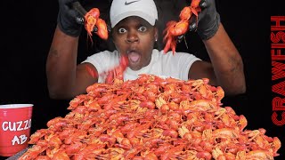 SPICY LOUISIANA CRAWFISH BOIL MUKBANG  HOW TO EAT CRAWFISH [upl. by Osber]