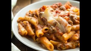 Slow Cooker Baked Ziti Recipe [upl. by Goody699]