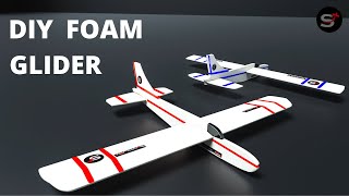 DIY Foam Glider in 2 minutes [upl. by Symer160]