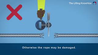 Lifting KnowHow – Uncoiling and cutting steel wire rope [upl. by Darnell]