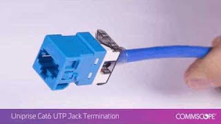 Uniprise SL Jack Installation [upl. by Berriman]