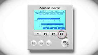 Mitsubishi Electric Ecodan FTC5 FTC4 amp FTC3  Programming hot water and heating timings [upl. by Borek195]