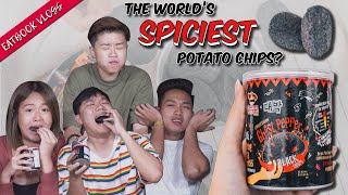 We Tried The Infamous Ghost Pepper Chips  Eatbook Vlogs  EP 59 [upl. by Gonzalez]