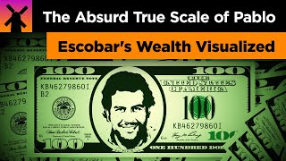 The Absurd True Scale of Pablo Escobars Wealth Visualized [upl. by Holt]