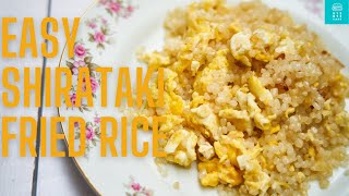 Easy Shirataki Konjac Fried Rice  Keto amp Low carb [upl. by Leva456]