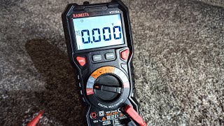 Multimeter Kaiweets HT118A Test ELH105 [upl. by Yevi170]