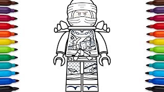 How to draw Lego Jay from Ninjago Hunted  Season 9 [upl. by Moffitt]