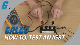 How to test an IGBT with a Multimeter [upl. by Kam988]