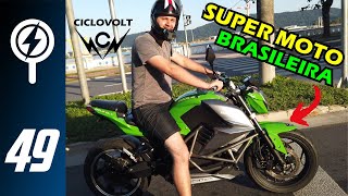 TESTAMOS A CICLOVOLT  CONHEÇA A SUPER MOTO ELÉTRICA BRASILEIRA [upl. by Nojel313]