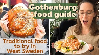 GOTHENBURG FOOD  9 SWEDISH FOODS TO TRY  What to eat in Gothenburg Americans try Swedish food [upl. by Walliw]