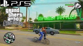 GTA San Andreas Definitive Edition  Full Game PS5 Gameplay No Commentary Part 1 [upl. by Ramel421]