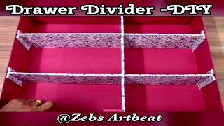 Drawer Divider  DIY  Organizer [upl. by Tammy]