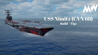 USS Nimitz CVN 68  Build  Tips  Modern Warship Gameplay [upl. by Eitteb]