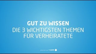 Einkommensteuer Die 3 wichtigsten Themen für Verheiratete [upl. by Winebaum]