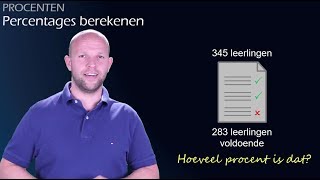 Procenten  Hoe bereken je een percentage havovwo 1  WiskundeAcademie [upl. by Lienhard]