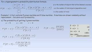 Hypergeometric Probability Distribution [upl. by Elagibba]