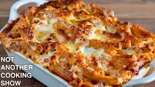 how to make BAKED ZITI PASTA AL FORNO [upl. by Meneau]