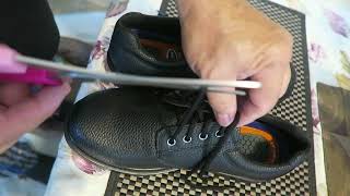 HOW TO SHORTEN LONG SHOELACES [upl. by Marieann]