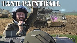 Paintballing in tanks [upl. by Ulphiah724]